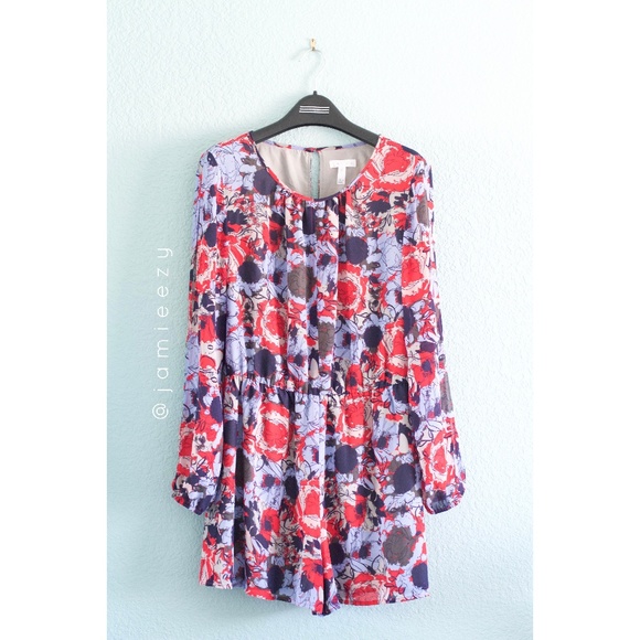 Leith Pants - Leith | Floral Cold-Shoulder Keyhole Romper